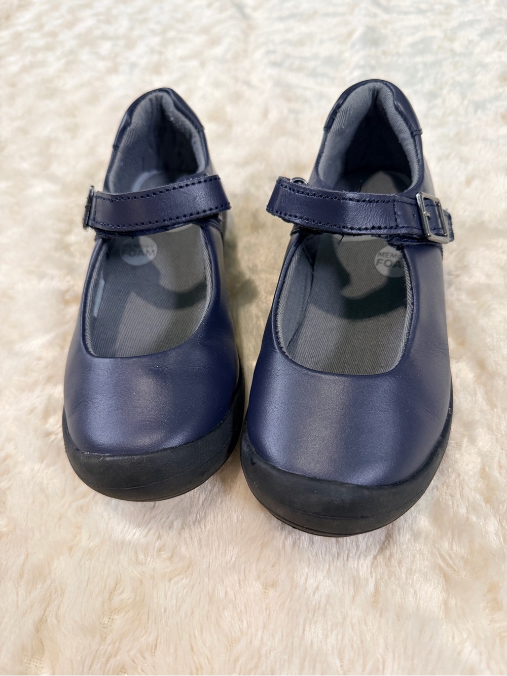 Stride Rite - Ainsley Navy Blue Mary Jane Kids School Shoes